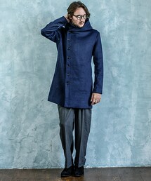 CAMBIO（カンビオ）の「フーデッドメルトンロングコート（）」 - WEAR