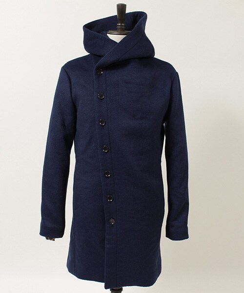 値下げ⭐️【CAMBIO(カンビオ)】フーデッドメルトンロングコート 値下げ⭐️【CAMBIO(カンビオ)】フーデッドメルトンロングコート