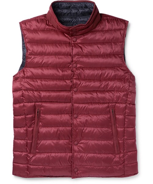 Hackett(ハケットロンドン)の「Hackett Reversible Quilted Shell Down Gilet(テーラード ...