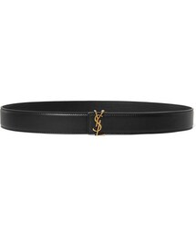 Saint Laurent | Saint Laurent - Leather Belt - Black(ベルト)