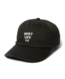 THE QUIET LIFE | THE QUIET LIFE ザ クワイエット ライフ / 6パネル キャップ 帽子 / ZONE DAD HAT - BLACK / 17SUM-1116 / メンズ(キャップ)