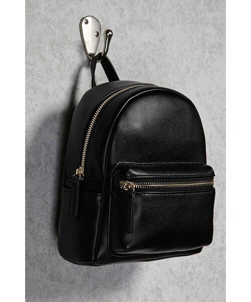FOREVER 21（フォーエバー トゥエンティーワン）の「FOREVER 21+ Faux Leather Backpack（バックパック/リュック・レディース・Black/Brown/White・ONE SIZE）」の13枚目の写真