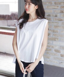 DHOLIC | オーバーサイズコットンスリーブレス(タンクトップ)