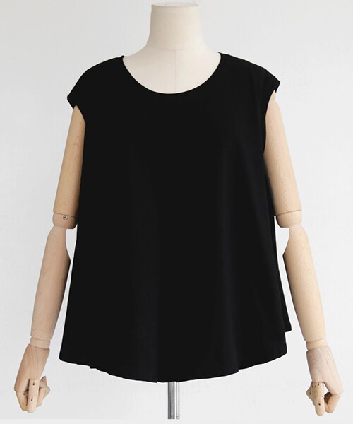 DHOLIC（ディーホリック）の「オーバーサイズコットンスリーブレス（タンクトップ・レディース・FREE）」の2枚目の写真