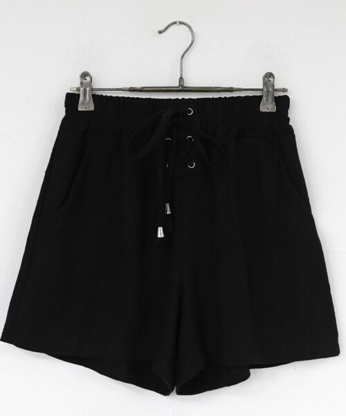 DHOLIC（ディーホリック）の「ウエストレースアップショートパンツ（その他パンツ・レディース・FREE）」の2枚目の写真