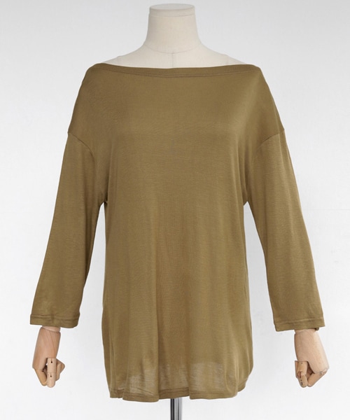 DHOLIC(ディーホリック)の「ボートネック7分丈スリーブTシャツ(Tシャツ/カットソー・レディース・FREE)」の3枚目の写真