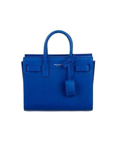 Saint Laurent(サンローラン)の「Saint Laurent Fall 2015 Nano Sac de Jour w/ Tags(ショルダーバッグ・レディース・Blue)」の1枚目の写真