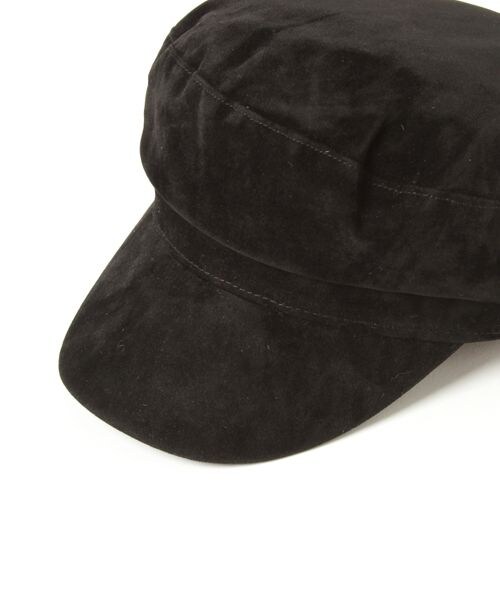 Andemiu（アンデミュウ）の「Ｆ／スエードマリンキャップ（帽子・グレー/ブラック）」の5枚目の写真
