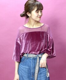 archives | ベロア×チュールトップス(Tシャツ/カットソー)
