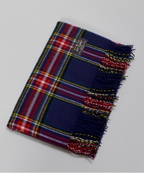 archives（アルシーヴ）の「チェックストール（ストール/ショール・レディース・ブラック/ベージュ/グリーン/ネイビー/ダークブルー/ピンク/レッド・MEDIUM）」の5枚目の写真