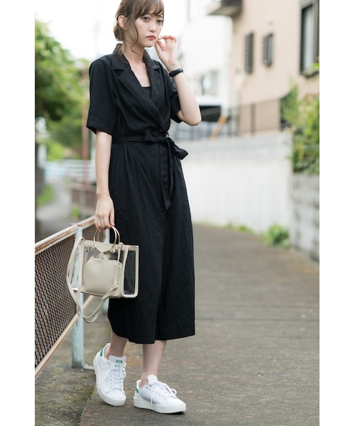 CHEER CLOSET（チアクローゼット）の「【プチプラのあや】2WAYリング付きクリアショルダーバッグ(ポーチ付)（ハンドバッグ・レディース・ホワイト/ブラック/ベージュ・F）」の3枚目の写真