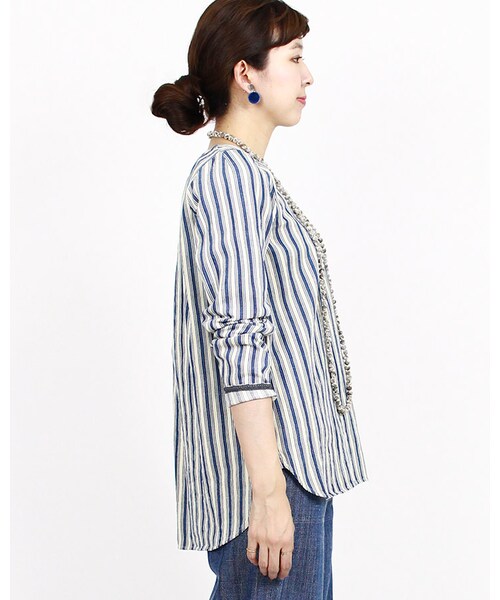 45R（フォーティファイブアール）の「カディデニムブラウス（）」 - WEAR