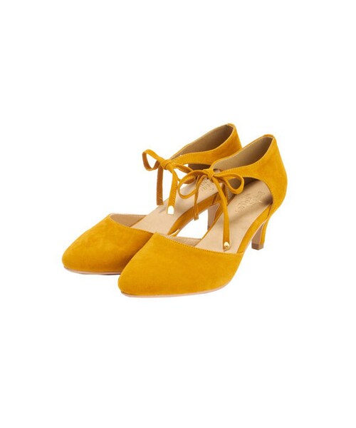 an another angelus（アンアナザーアンジェラス）の「リボンセパレートパンプス/an another angelus（パンプス・レディース・その他）」の2枚目の写真