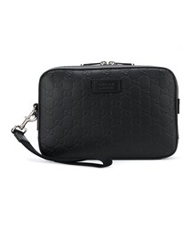 GUCCI | Gucci - GG Supreme clutch bag - women - カーフレザー - ワンサイズ(クラッチバッグ)