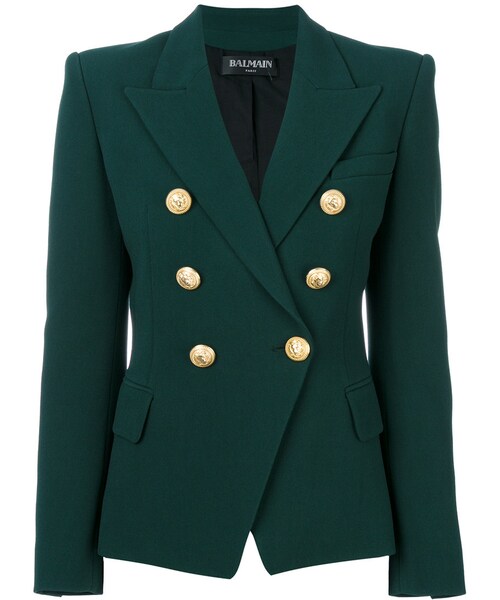 BALMAIN★バルマン ダブルブレストブレザー Balmain ダブルジャケット | ブルー | FARFETCH JP