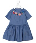 Familiar ファミリア の Familiar ボーダー柄 ワンピース Kids コットン 3歳 ワンピース Wear