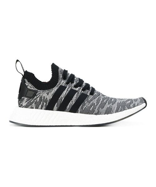 adidas Originals(アディダスオリジナルス)の「Adidas Originals - NMD_R2 Primeknit sneakers - men - ナイロン/citrus aurantium dulcis (orange) peel oil/rubber - 8(スニーカー・メンズ・ブラック・8)」の1枚目の写真