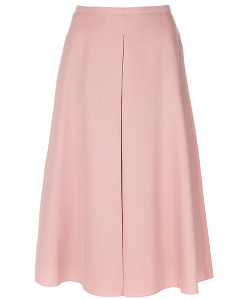 【ROCHAS】ピンク プリーツスカート ROCHAS】ピンク プリーツスカート