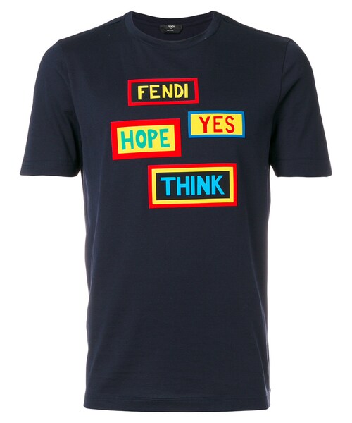FENDI（フェンディ）の「Fendi - ロゴプリント Tシャツ - men