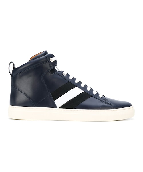 Bally バリー の Bally Hedern ハイカットスニーカー Men カーフレザー レザー Rubber 43 スニーカー Wear