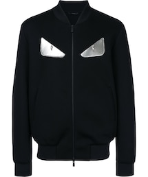 希少 FENDI バッグバグズ レザージャケット ライダース モンスター 52