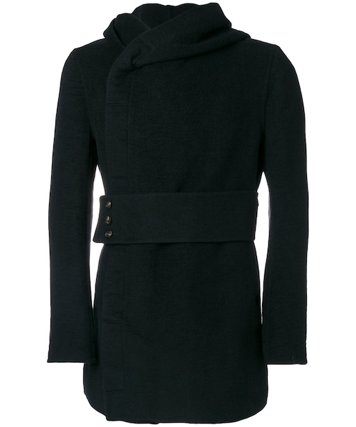 Rick Owens カシミアコート Rick Owens（リックオウエンス）の「Rick Owens - フード付き ラップ