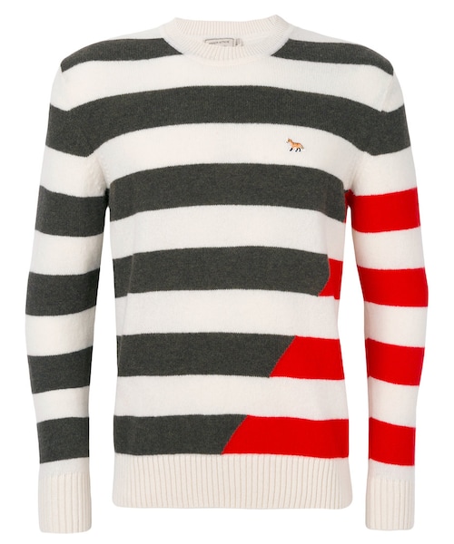 Maison Kitsune（メゾンキツネ）の「Maison Kitsuné - ボーダー柄