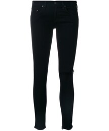 rag & bone | Rag & Bone /Jean - ダメージ加工 クロップドパンツ - women - コットン/ポリウレタン/リヨセル/レーヨンベンベルグ - 24(その他パンツ)