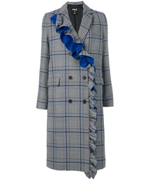 MSGM | MSGM - ダブル コート - women - コットン/ポリエステル/ビスコース/バージンウール - 42(ピーコート)