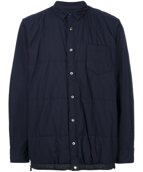 【22-23AW】【新品】sacai サカイ キルティング シャツ ジャケット袖丈約61cm