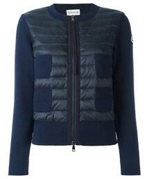 MONCLER | Moncler - クロップド ダウンジャケット - women - ダウンフェザー/ポリアミド/バージンウール - XS(ノーカラージャケット)
