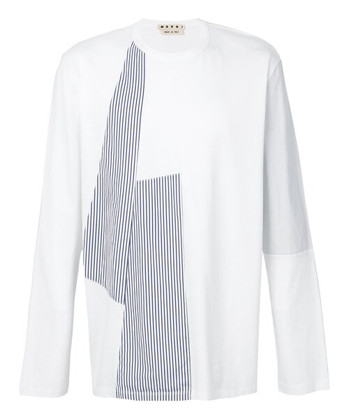 MARNI（マルニ）の「Marni - ストライプ柄パネル Tシャツ - men