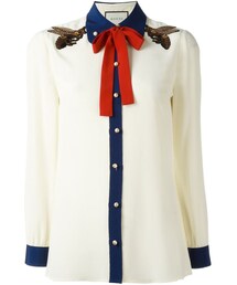 『GUCCI』グッチ (40) フリルレースブラウス GUCCI』グッチ (40) フリルレースブラウス GUCCI - 『GUCCI