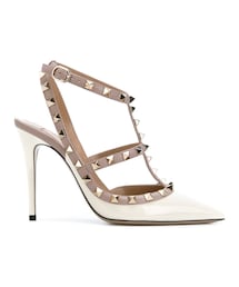 VALENTINO GARAVANI | Valentino Garavani - ロックスタッズ パンプス - women - レザー/エナメルレザー - 40(パンプス)
