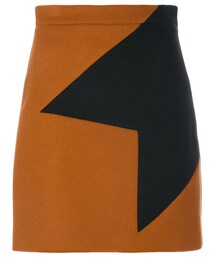 MSGM | MSGM - ジオメトリック柄 スカート - women - ポリアミド/ポリエステル/ウール - 38(スカート)