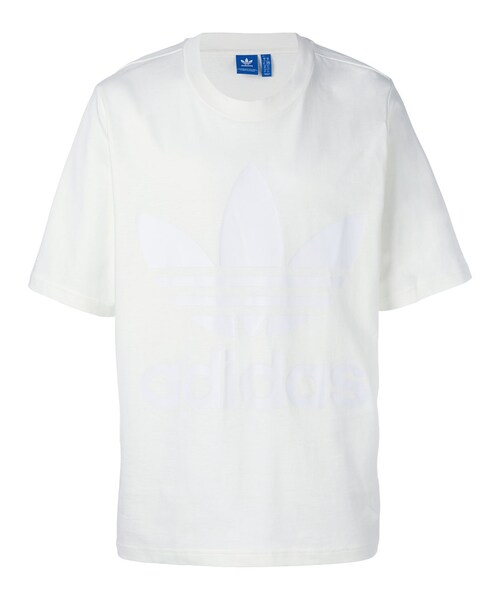adidas Originals(アディダスオリジナルス)の「Adidas Originals - AC ロゴ Tシャツ - men - コットン - M(Tシャツ/カットソー・メンズ・ホワイト・M)」の1枚目の写真