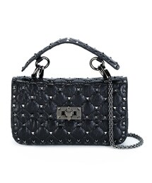 VALENTINO | Valentino - Garavani Rockstud Spike 斜め掛けバッグ - women - カーフレザー - ワンサイズ(ショルダーバッグ)
