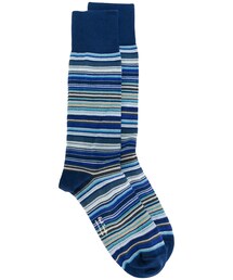 Paul Smith | Paul Smith - ボーダー柄 靴下 - men - コットン/ナイロン/スパンデックス - ワンサイズ(ソックス/靴下)