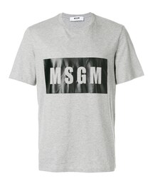 MSGM | MSGM - ロゴプリント Tシャツ - men - コットン - XL(Tシャツ/カットソー)