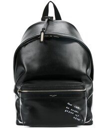 Saint Laurent | Saint Laurent - Angel City バックパック - men - カーフレザー/ナイロン - ワンサイズ(バックパック/リュック)