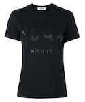 MSGM | MSGM - ロゴプリント Tシャツ - women - コットン - M(T恤)