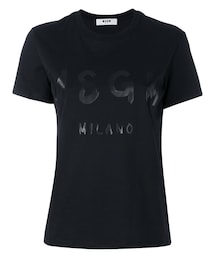 MSGM | MSGM - ロゴプリント Tシャツ - women - コットン - M(Tシャツ/カットソー)