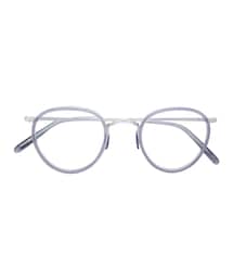 OLIVER PEOPLES | Oliver Peoples - ラウンド眼鏡フレーム - unisex - アセテート/metal - 46(メガネ)