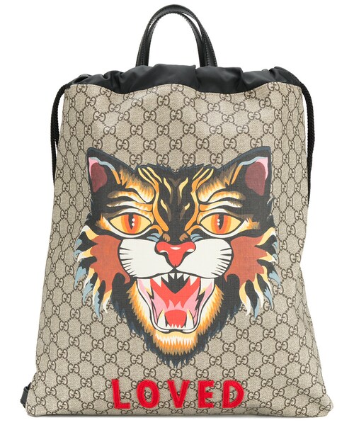 gucci cat backpack