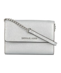 MICHAEL KORS | Michael Kors - ロゴプレート ショルダーバッグ - women - レザー - ワンサイズ(ショルダーバッグ)