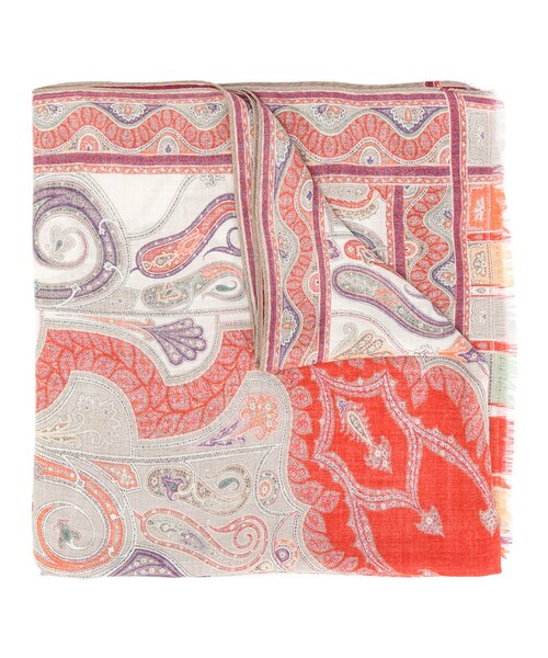 ETRO ペイズリー柄 ストール⁄マフラー 新品タグ付き ユニセックス