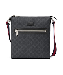 GUCCI | Gucci - GG Supreme メッセンジャーバッグ - men - コットン/レザー/Canvas - ワンサイズ(メッセンジャーバッグ)