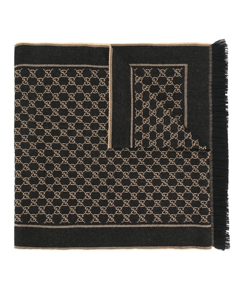 GUCCI モノグラムスカーフ GUCCI（グッチ）の「Gucci - モノグラム スカーフ - men - ウール
