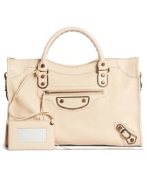 BALENCIAGA | Balenciaga Metallic Edge City Leather Tote - Beige(トートバッグ)