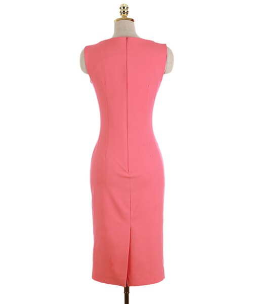 DINT（ディント）の「モナークスリムラインワンピース（ワンピース・レディース・Pink/pink/White/Green・S/M）」の7枚目の写真